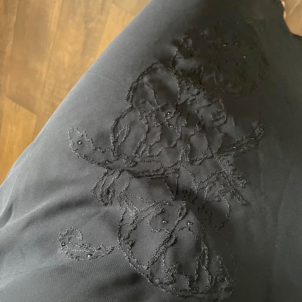 Vintage Asymmetrical Midi Skirt - Picture 2 of 5